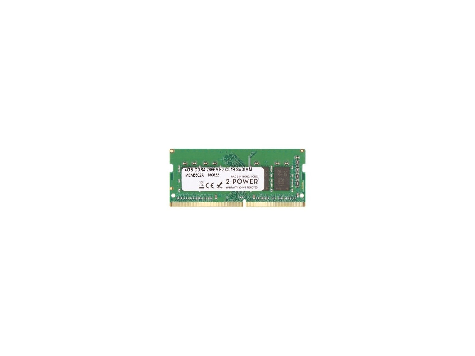 2P-L10598-855 4GB DDR4 2666MHz CL19 SoDIMM 2P-L10598-855 4GB DDR4 2666MHz CL19 SoDIMM