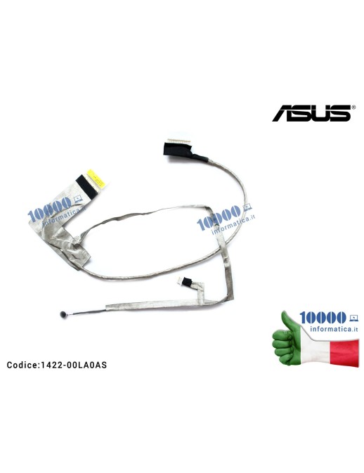 1422-00LA0AS Cavo Flat LCD ASUS N61 N61DA N61JV (connettore webcam GROSSO) 1422-00LA0AS