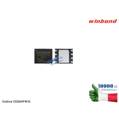 25Q64FWIG IC Chip Bios WINBOND 25Q64FWIG W25Q64FWIG W25Q64FWZPI 25Q64FW1G 25Q64FWI6 W25Q64FWZPIG WSON 5x