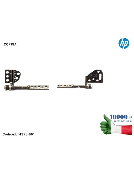 L14375-001 Cerniere Hinges HP [TOUCH] EliteBook 740 G5 745 G5 840 G5 ZBook 14U G5 [COPPIA]