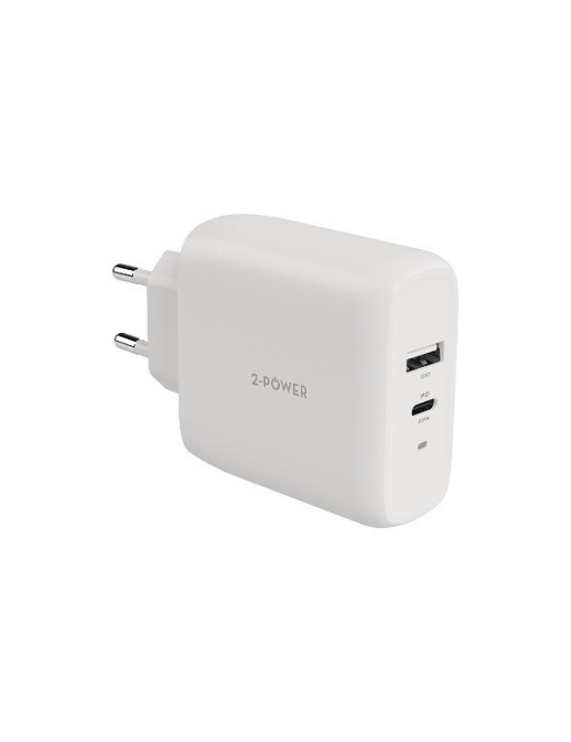 2PWC32W02-EU Wall Charger PD 20W USB-C & 12W USB-A General Consumer Electronics