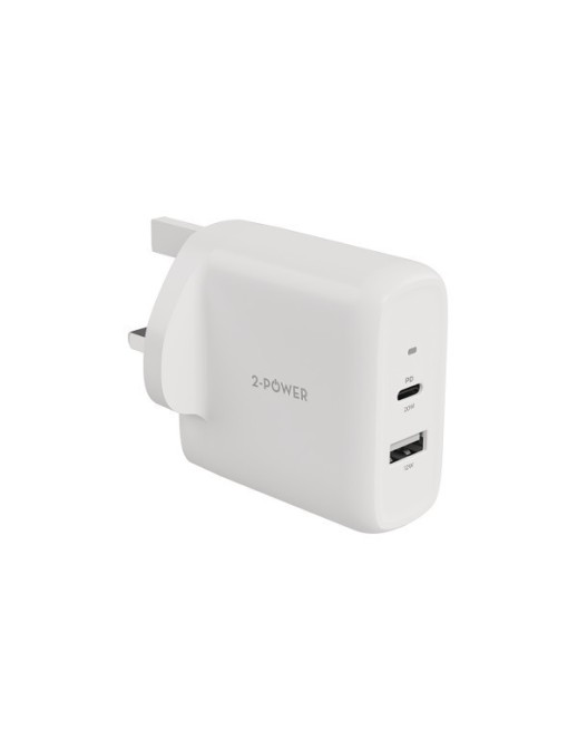 2PWC32W02-UK Wall Charger PD 20W USB-C & 12W USB-A General Consumer Electronics