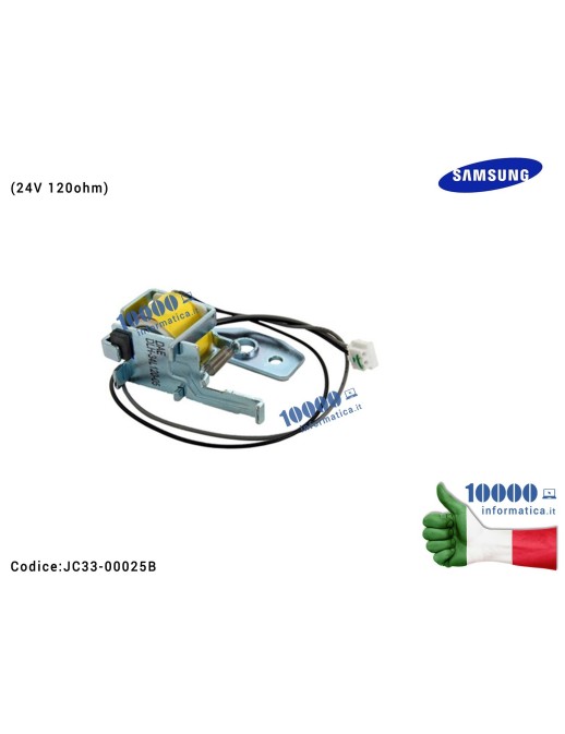 JC33-00025B Solenoide SAMSUNG SCX-5135ND (24V 120ohm) CLP-365 CLX-3305FN 3305W JC33-00025B ML2525 2525W 2545 SCX 4600 SCX4623...