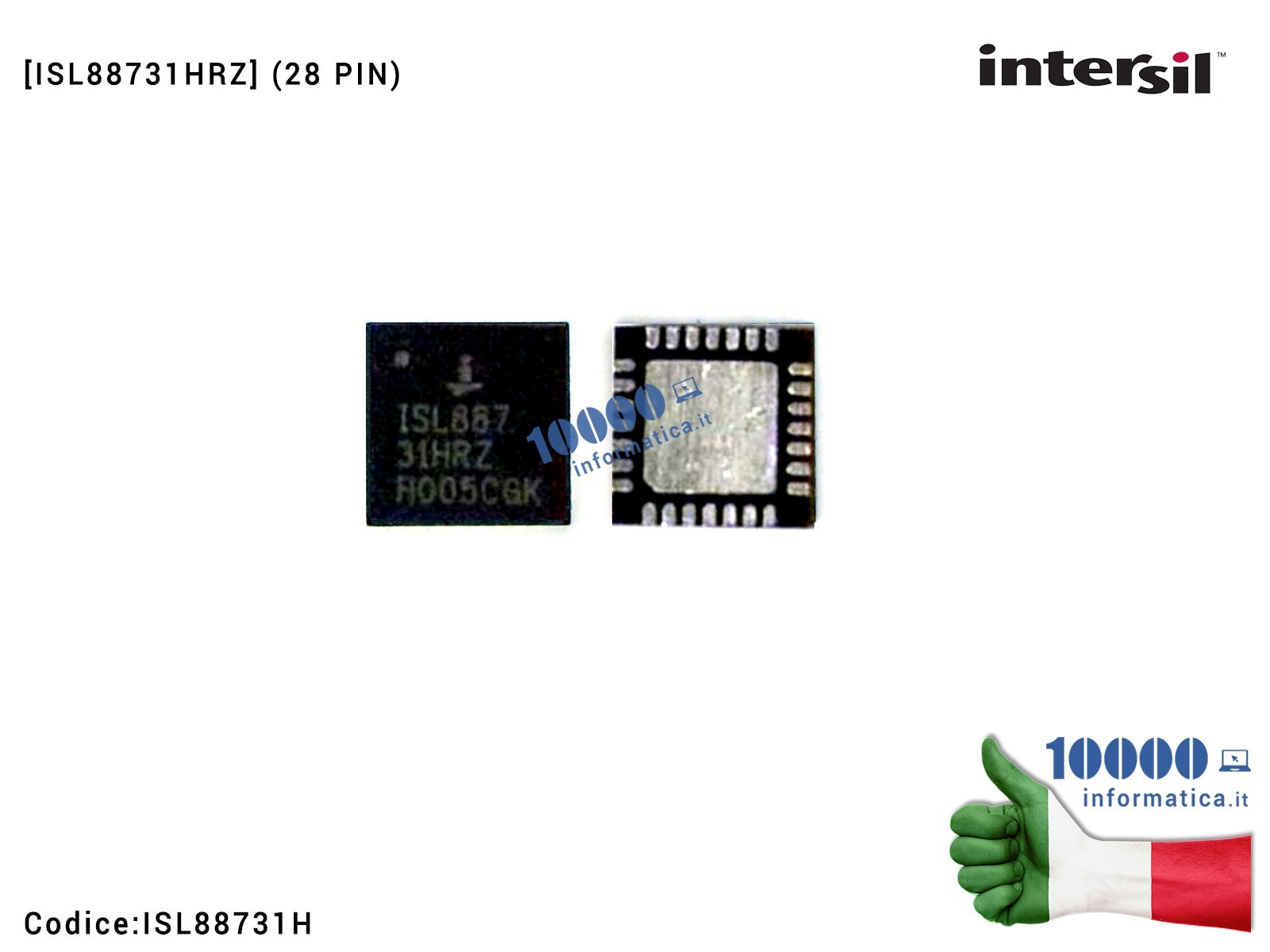 ISL88731H IC Chip INTERSIL ISL88731 ISL88731H ISL ISL88731HR ISL887 31HRZ ISL88731HRZ QFN28 QFN-28 Battery Charger ISL88731H IC Chip INTERSIL ISL88731 ISL88731H ISL ISL88731HR ISL887 31HRZ ISL88731HRZ QFN28 QFN-28 Battery Charger