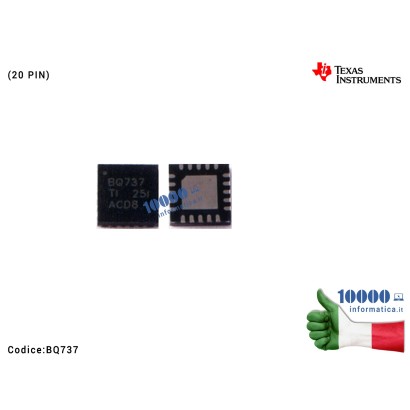 BQ737 IC Chip 8Q737 BQ24737R BQ24737RG BQ24737RGR BQ737 BQ24737 BQ 24737 RGRR QFN20 QFN-20 Battery Charger
