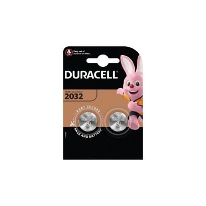 DL2032B2 Duracell 3V Coin Cell (2 Pack) Common Electronics Battery