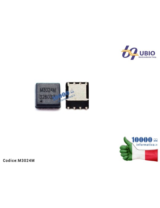 M3024M IC Chip Mosfet UBIQ M3024M QM3024M3 QM3024M M30S4M QM3O24M3 M3O24M QFN-8