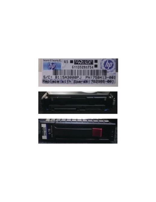 782995-001 6TB 6G SAS 7.2k 3.5 LFF Hard Drive