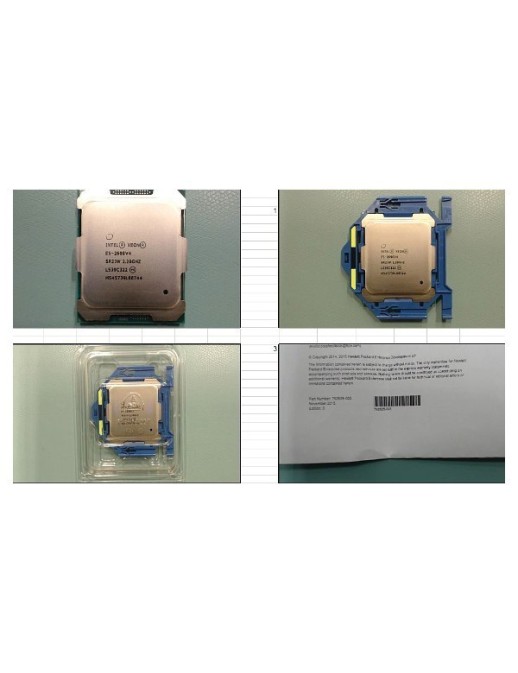 801271-B21 SPS-CPU BDW E5-2698 v4 20C 2.2GHz 135W - sostituito con HPE spare part:835617-001