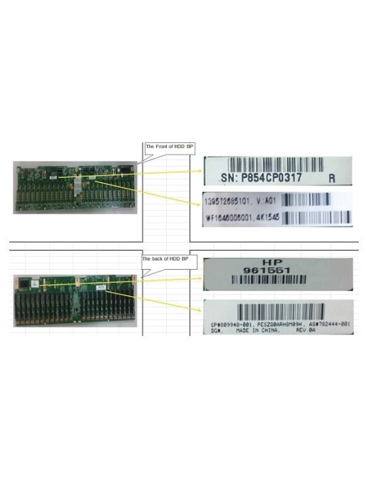809948-001 SPS-PCA 24 SFF BP w/Expander Apollo 4200