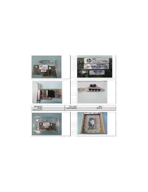 816551-001 SPS-PCA NIC PCIeG2x4 4p 1GbE RJ45