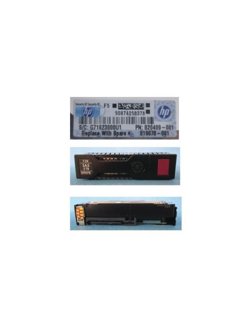 819078-001 SPS-DRV HD 2TB 12G 7.2K 3.5 SAS MDL SC