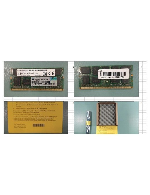 824367-001 SPS-Memory:8GB DIMM/512Mx8(EP3L-12800E)