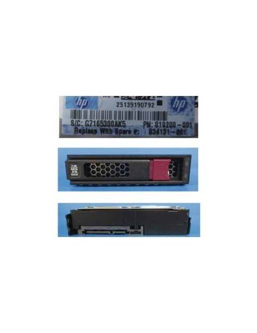 834131-001 SPS-DRV 8TB 6G 7.2K 3.5 SATA 512e MDL LP