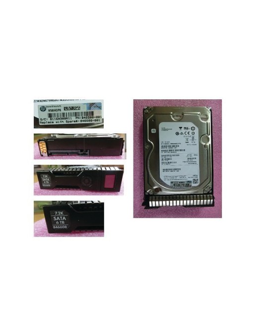 846510-B21 SPS-DRV HD 6TB 6G 7.2K 3.5 SATA MDL SC - sostituito con HPE spare part:846608-001