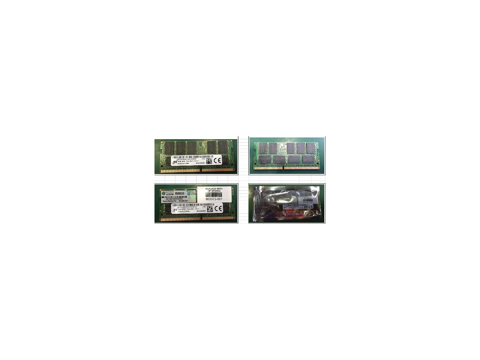 863372-001 SPS-SODIMM 16GB PC4-2400T-T 1Gx8 863372-001 SPS-SODIMM 16GB PC4-2400T-T 1Gx8
