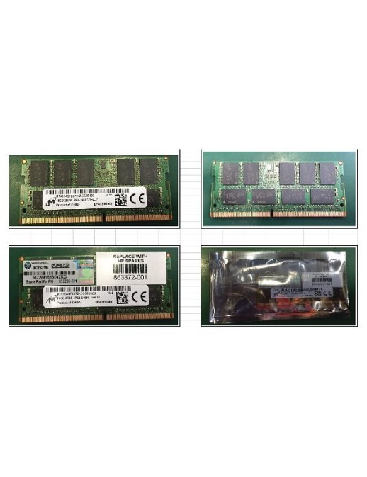 863372-001 SPS-SODIMM 16GB PC4-2400T-T 1Gx8