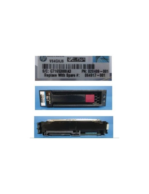 864917-001 SPS-DRV HDD 2TB 12G 7.2K LFF SAS MDL