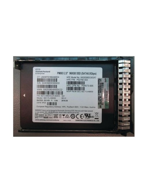 P04564-B21 SPS-DRV SSD 960GB SFF SATA RI SC DS - sostituito con HPE spare part:P05321-001