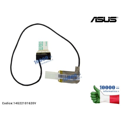 14G22101620V Cavo Flat LCD ASUS N53 (HD) N53DA N53JF N53JG N53JL N53JN N53JQ N53SM N53SN N53SV N53TA X5MS X5MSN PRO5MD PRO5MD...