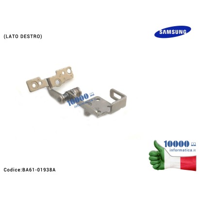 BA61-01938A Cerniera Hinge [DX] SAMSUNG NP270E5V NP270E5E NP275E5E NP300E5E (LATO DESTRO)