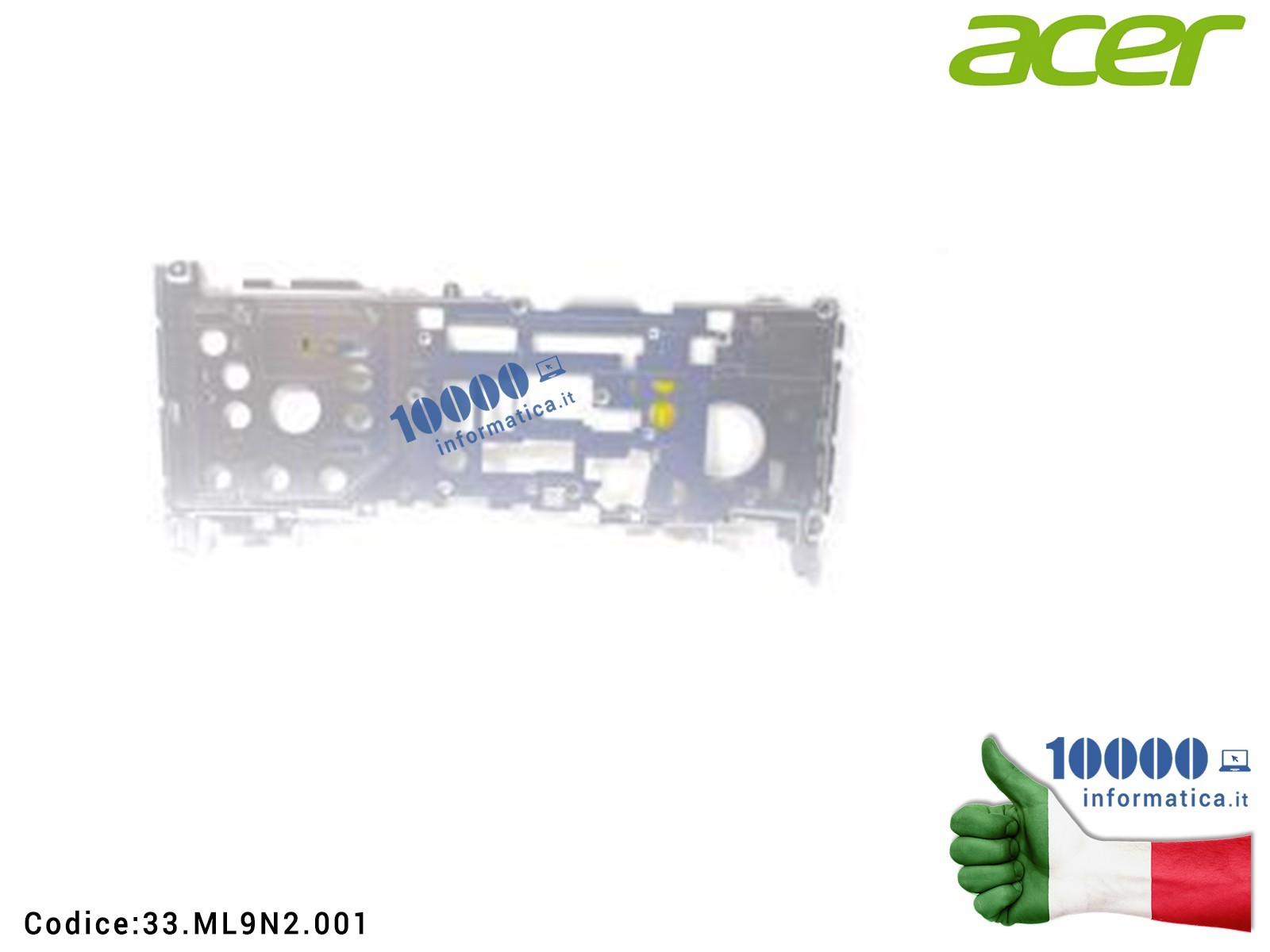 33.ML9N2.001 Piastra di Supporto Tastiera Top Case Superiore ACER E5-511 E5-521 E5-531G E5-571 E5-571G E5-572G Extensa 2510 2... 33.ML9N2.001 Piastra di Supporto Tastiera Top Case Superiore ACER E5-511 E5-521 E5-531G E5-571 E5-571G E5-572G Extensa 2510 2...