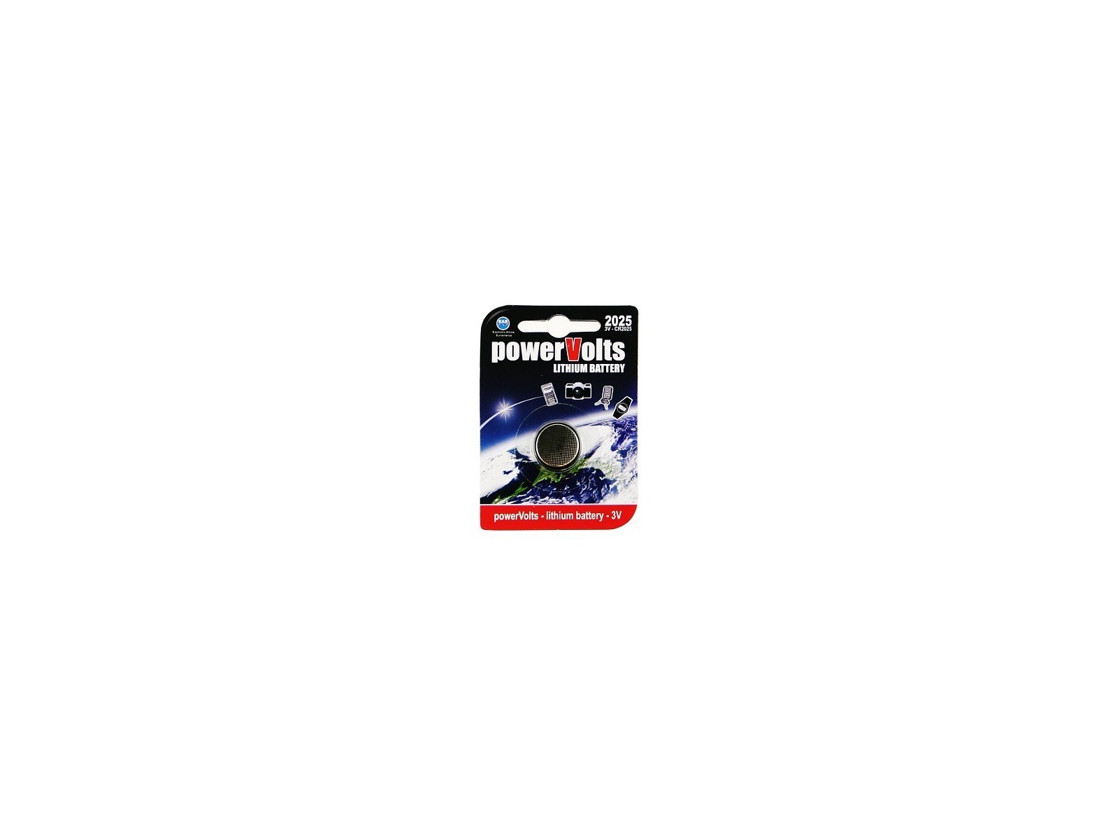 CR2025-CF 3V Lithium Coin Cell Canon EOS-1D CR2025-CF 3V Lithium Coin Cell Canon EOS-1D