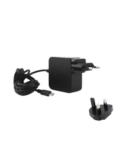MBXUSBC-AC0002 CoreParts USB-C Alimentatore Power Adapter 65W GaN 5V2.4A-20V3.2A USB PD Plug:USB-C EU & UK Wall - 5V 2.4A 5.2V 3