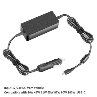 MBXUSBC-DC0004 CoreParts USB-C Car Charger 100W 5V2A-20V5A USB PD3.0 Plug:USB-C Input: 12-24V 5A Output:5V3A ,9V3A ,12V3A 15V3A 