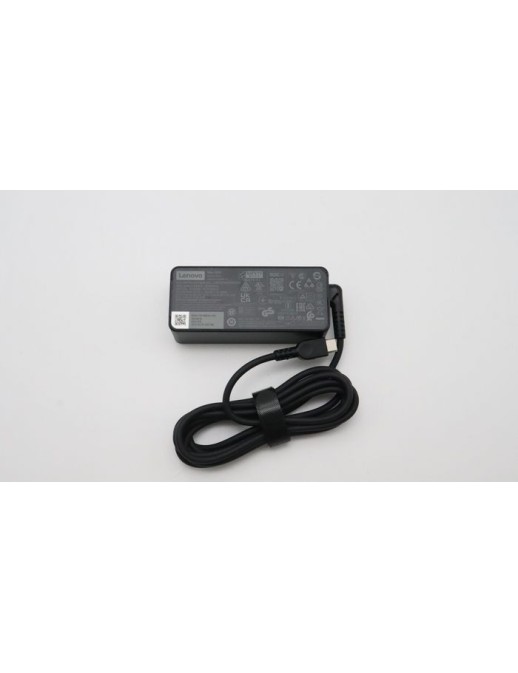 02DL147 Lenovo 45W USB-C laptop charger with multi-voltage support (20V 15V 9V 5V) suitable for portable devices. FRU02DL147
