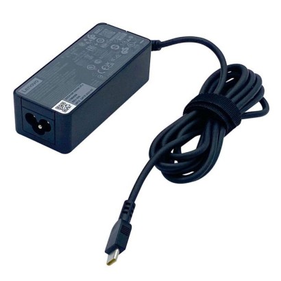00HM663 Lenovo USB Type-C Alimentatore AC Adapter with 45W power rating multiple output voltages (5V 9V 15V 20V) lightweight des