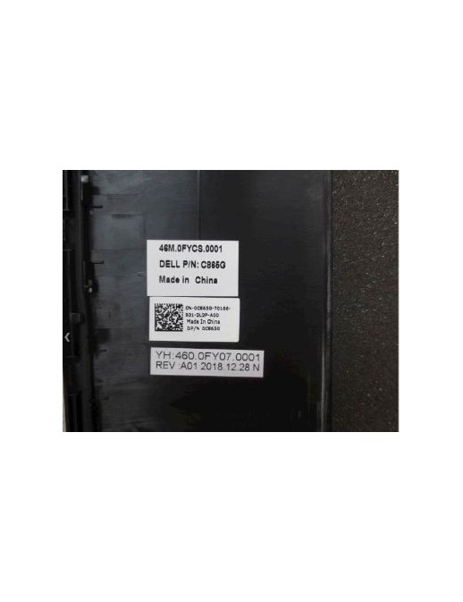 C865G Dell Non-Touch LCD back case assembly for Dell Latitude 3500 includes WLAN antenna and bracket dimensions 29.8 cm depth. 0