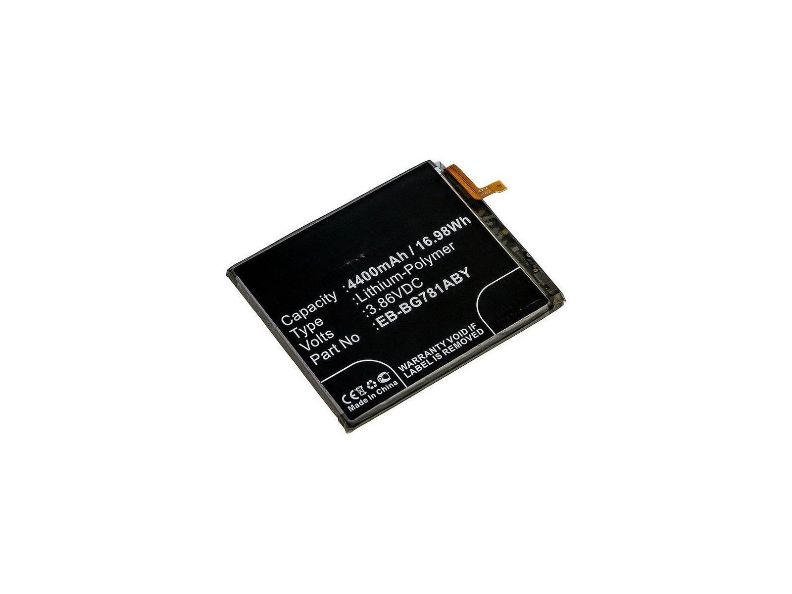 MBXMP-BA1433 CoreParts Batteria for Mobile SmartPhone 16.98Wh Li-Polymer 3.86V 4400mAh for Samsung Galaxy S20 FE 5G SM-G7810 SM- MBXMP-BA1433 CoreParts Batteria for Mobile SmartPhone 16.98Wh Li-Polymer 3.86V 4400mAh for Samsung Galaxy S20 FE 5G SM-G7810 SM-