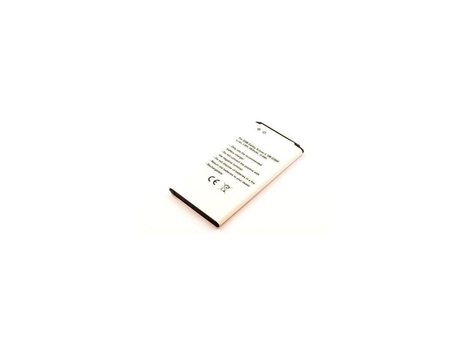 MBXSA-BA0184 CoreParts Batteria for Samsung 9.63Wh Li-Pol 3.85V 2500mAh Samsung Galaxy Xcover 4 Support With NFC EB-BG390BBE EB- MBXSA-BA0184 CoreParts Batteria for Samsung 9.63Wh Li-Pol 3.85V 2500mAh Samsung Galaxy Xcover 4 Support With NFC EB-BG390BBE EB-