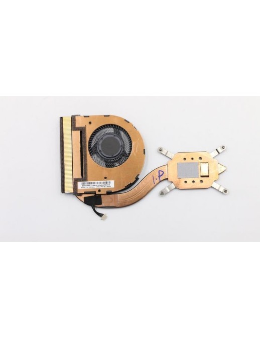 01LX665 Lenovo UMA thermal component with integrated fan designed for efficient heat dissipation in DELTA configurations compati