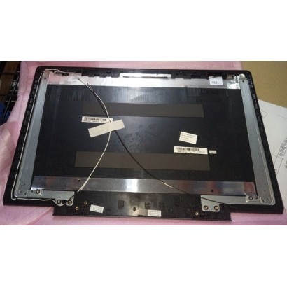 5CB0K85923 Lenovo LCD cover with integrated antenna designed for specific Lenovo laptops black color suitable for replacement or