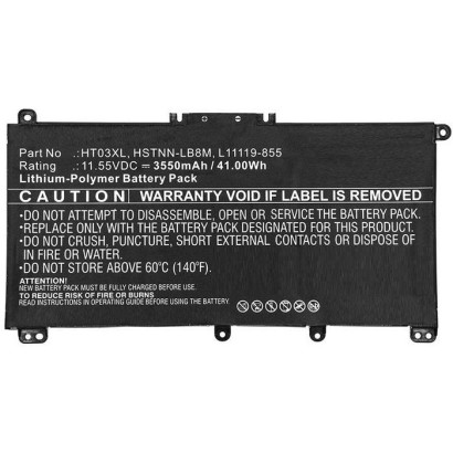 MBXHP-BA0171 CoreParts Laptop Batteria for HP 38.76Wh Li-Pol 11.4V 3400mAh HP15-CS 17-BY 250 G7 255 G7 HP PAVILION 14-BF084NO 2G