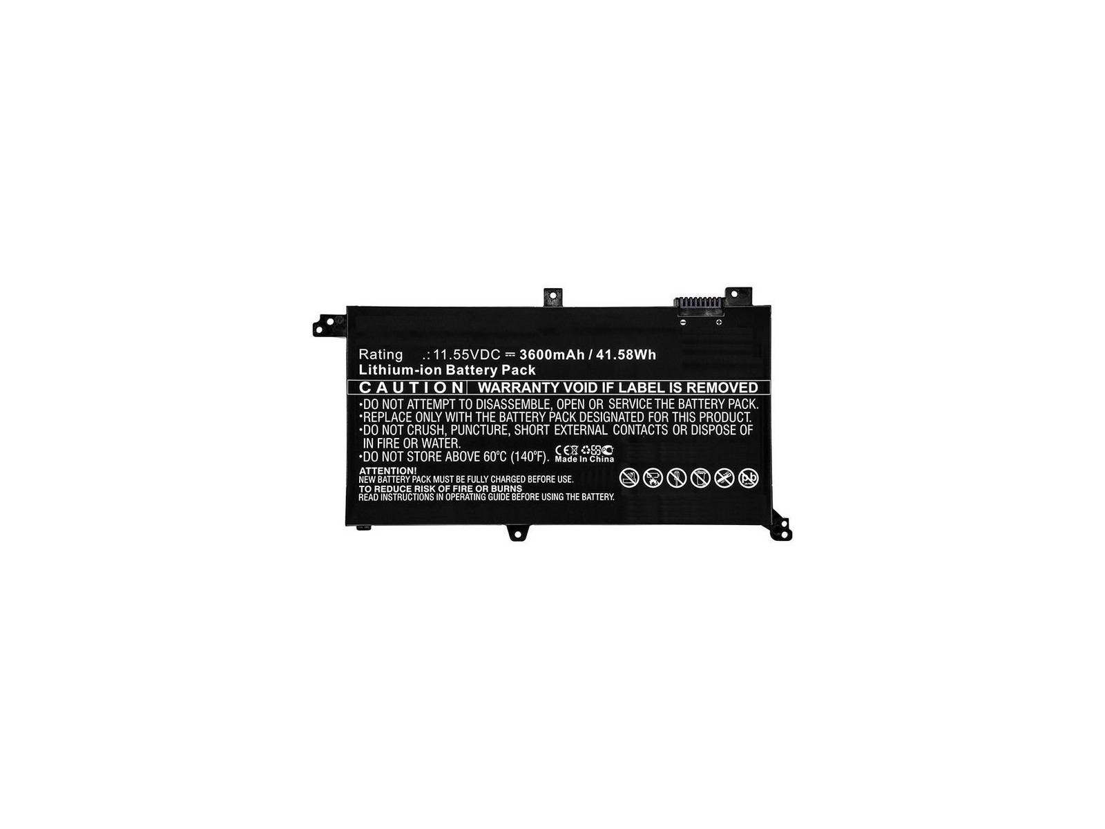 MBXAS-BA0182 CoreParts Laptop Batteria for Asus 42WH Li-ion 11.55V 3.6Ah for Asus K430FA K430FN K430UF 0B200-02960000 0B200-0296 MBXAS-BA0182 CoreParts Laptop Batteria for Asus 42WH Li-ion 11.55V 3.6Ah for Asus K430FA K430FN K430UF 0B200-02960000 0B200-0296