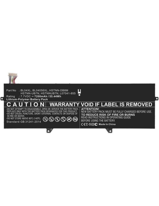 MBXHP-BA0269 CoreParts Laptop Batteria for HP 52Wh 4Cell Li-ion 7.7V 6800mAh Black for EliteBook x360 1040 G5 BL04XL BL04056XL H