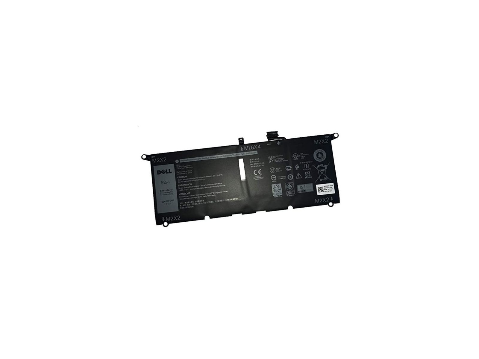 DXGH8 Dell Dell Batteria 52 WHR 4 Cell Lithium Ion 0DXGH8 DXGH8 Dell Dell Batteria 52 WHR 4 Cell Lithium Ion 0DXGH8