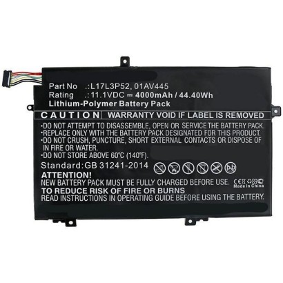 MBXLE-BA0248 CoreParts Laptop Batteria for Lenovo 40Wh Li-Pol 11.1V 3600mAh Black for Lenovo Notebook Laptop ThinkPad E485 Think