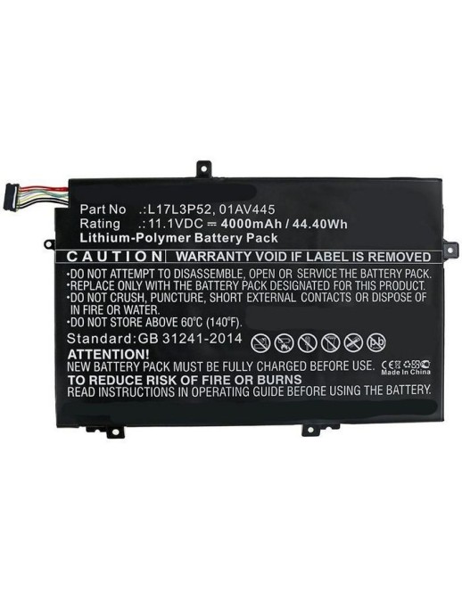 MBXLE-BA0248 CoreParts Laptop Batteria for Lenovo 40Wh Li-Pol 11.1V 3600mAh Black for Lenovo Notebook Laptop ThinkPad E485 Think