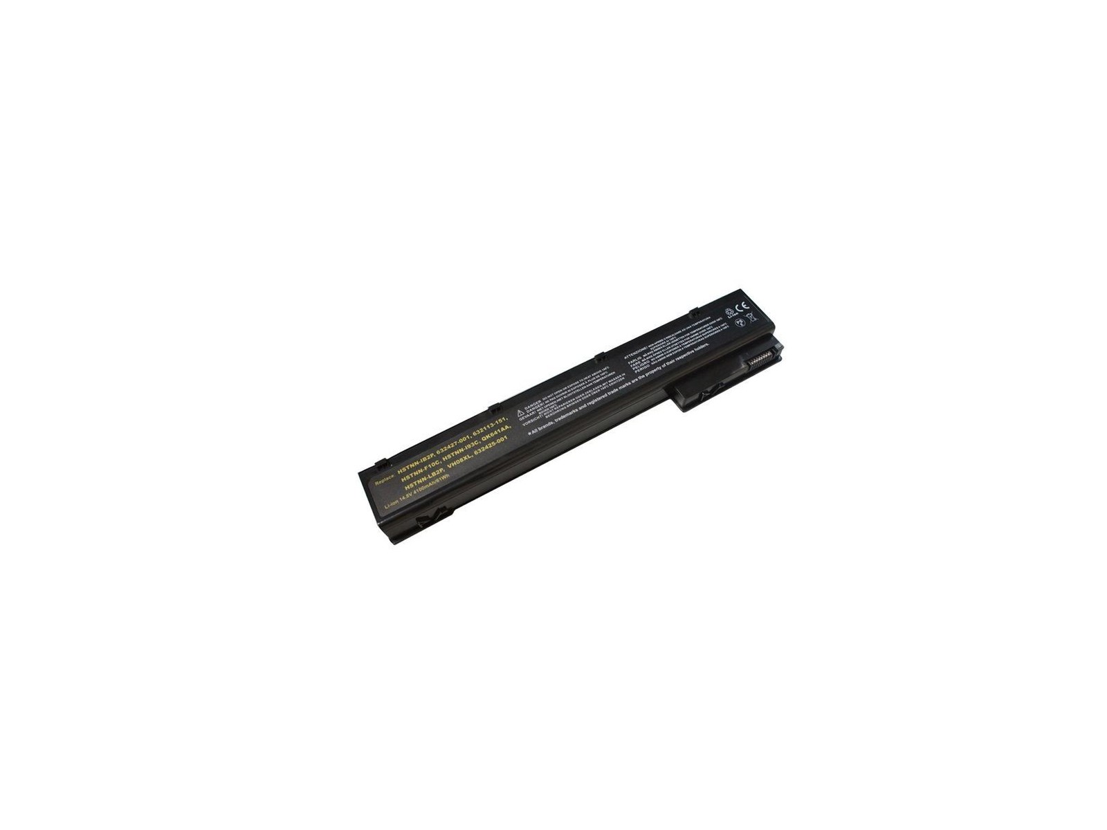 MBI2356 CoreParts Laptop Batteria for HP 65,12Wh 8 Cell Li-ion 14,8V 4400mAh Black 632427-001 QK641AA 632113-151 HSTNN-F10C HSTN MBI2356 CoreParts Laptop Batteria for HP 65,12Wh 8 Cell Li-ion 14,8V 4400mAh Black 632427-001 QK641AA 632113-151 HSTNN-F10C HSTN