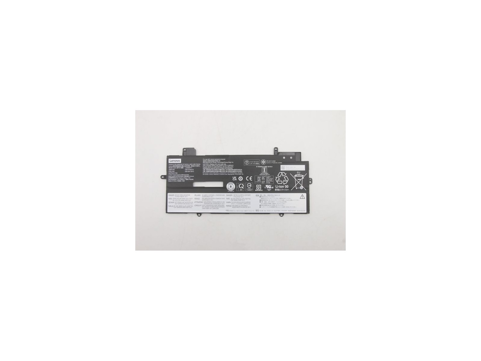 5B10W13973 Lenovo Internal lithium-ion Batteria pack 57Wh capacity 15.44V voltage 4 cells designed for Lenovo devices. FRU5B10W1 5B10W13973 Lenovo Internal lithium-ion Batteria pack 57Wh capacity 15.44V voltage 4 cells designed for Lenovo devices. FRU5B10W1