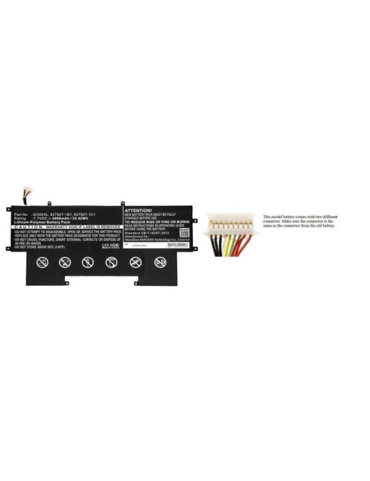 MBXHP-BA0271 CoreParts Laptop Batteria for HP 35Wh Li-Pol 7.7V 4600mAh Black EliteBook Folio G1 EliteBook Folio G1 Subnotebook 8