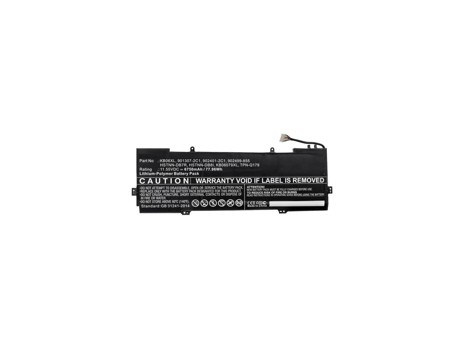 MBXHP-BA0245 CoreParts Laptop Batteria for HP 77.96Wh Li-Pol 11.55V 6750mAh Black for HP Notebook Laptop Spectre x360 15 bl012dx MBXHP-BA0245 CoreParts Laptop Batteria for HP 77.96Wh Li-Pol 11.55V 6750mAh Black for HP Notebook Laptop Spectre x360 15 bl012dx