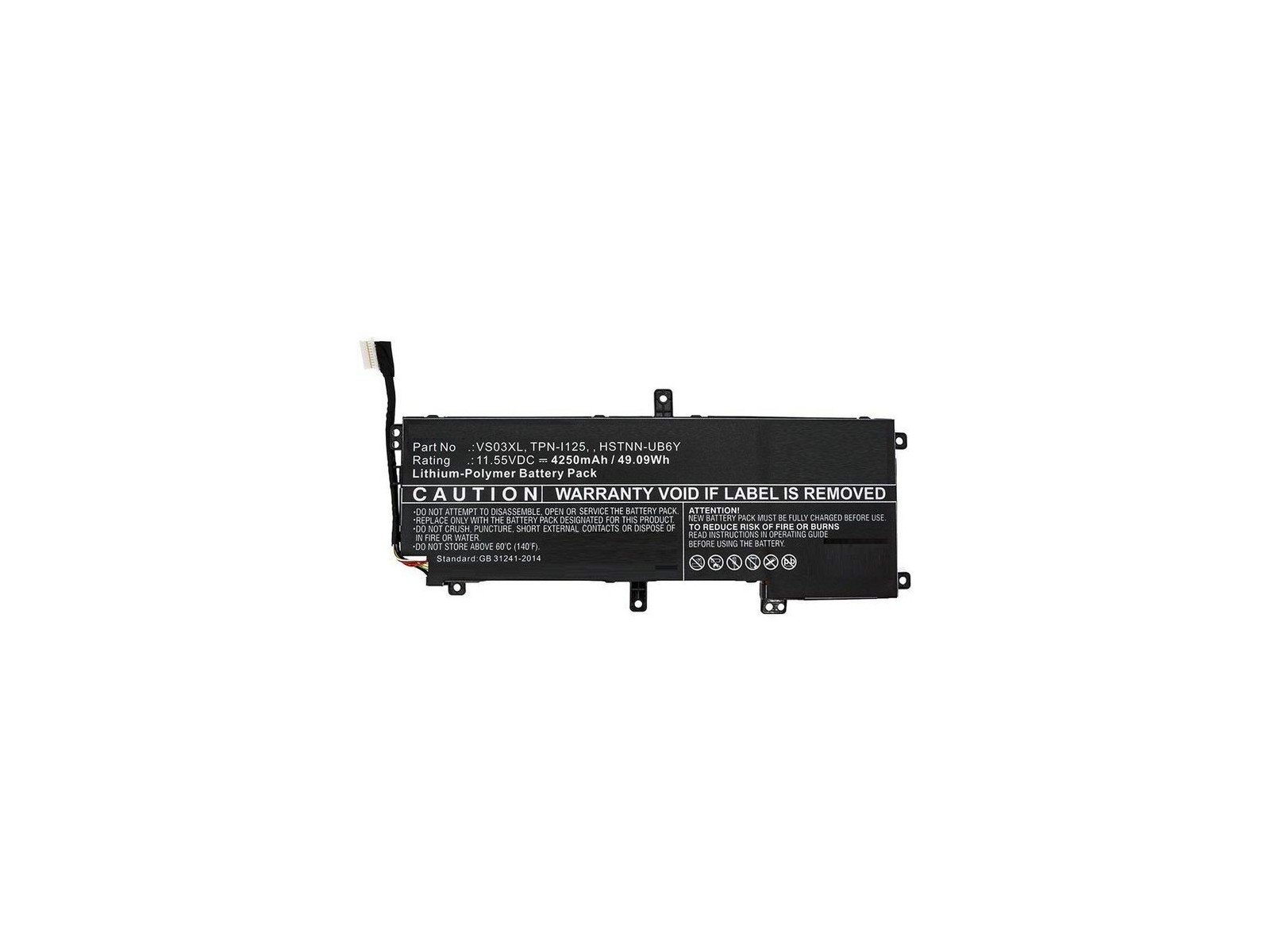 MBXHP-BA0228 CoreParts Laptop Batteria for HP 49.09Wh Li-Pol 11.55V 4250mAh Black for HP Notebook Laptop Envy 15-AS000 Envy 15-A MBXHP-BA0228 CoreParts Laptop Batteria for HP 49.09Wh Li-Pol 11.55V 4250mAh Black for HP Notebook Laptop Envy 15-AS000 Envy 15-A