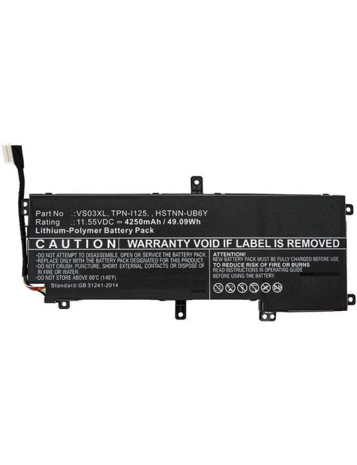 MBXHP-BA0228 CoreParts Laptop Batteria for HP 49.09Wh Li-Pol 11.55V 4250mAh Black for HP Notebook Laptop Envy 15-AS000 Envy 15-A