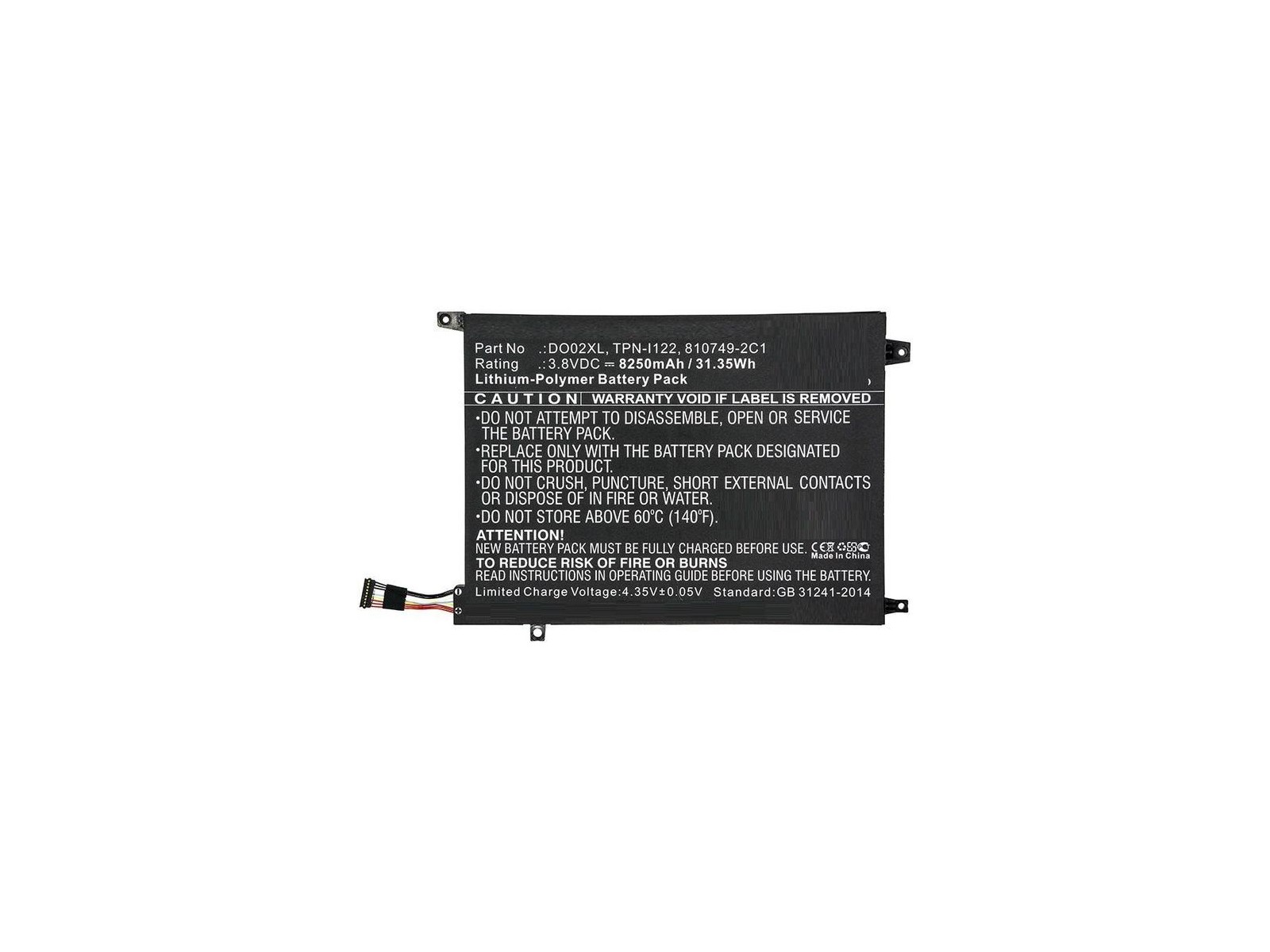 MBXHP-BA0250 CoreParts Laptop Batteria for HP 31.35Wh Li-Pol 3.8V 8250mAh Black for HP Notebook Laptop K2N76PA K2N77PA K5C45PA K MBXHP-BA0250 CoreParts Laptop Batteria for HP 31.35Wh Li-Pol 3.8V 8250mAh Black for HP Notebook Laptop K2N76PA K2N77PA K5C45PA K