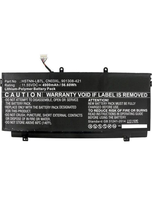 MBXHP-BA0111 CoreParts Laptop Batteria for HP 49Wh Li-Pol 11.55V 4200mAh Black with longer cable for Spectre X360 Envy 13 859026